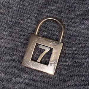 Vintage Tiffany Lucky #7 Charm